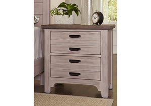 Bungalow 2-Drawer Nightstand, product image 4 — view 4