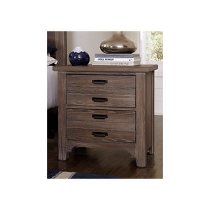 Bungalow 2-Drawer Nightstand — view 1