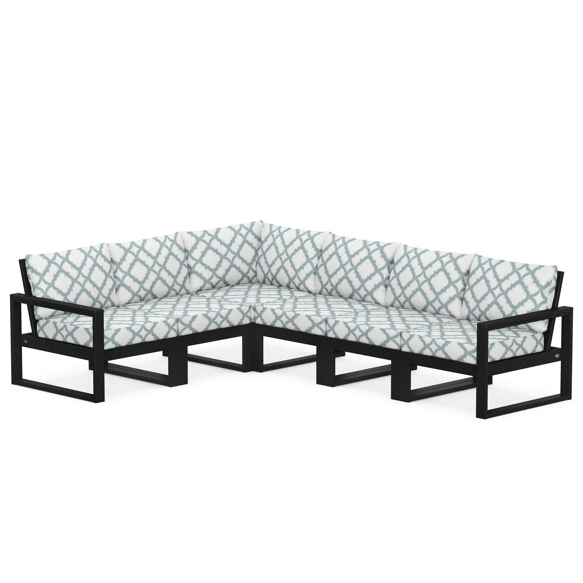 Polywood EDGE 6-Piece Modular Deep Seating Set