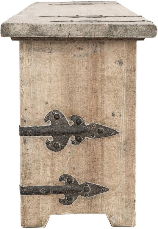 Handcrafted 93" Console Table w Iron Stretchers "Ballard"