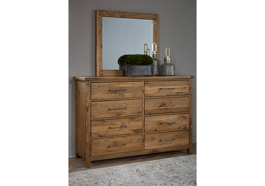 Dovetail Sunbleached 8 Drawer Dresser
