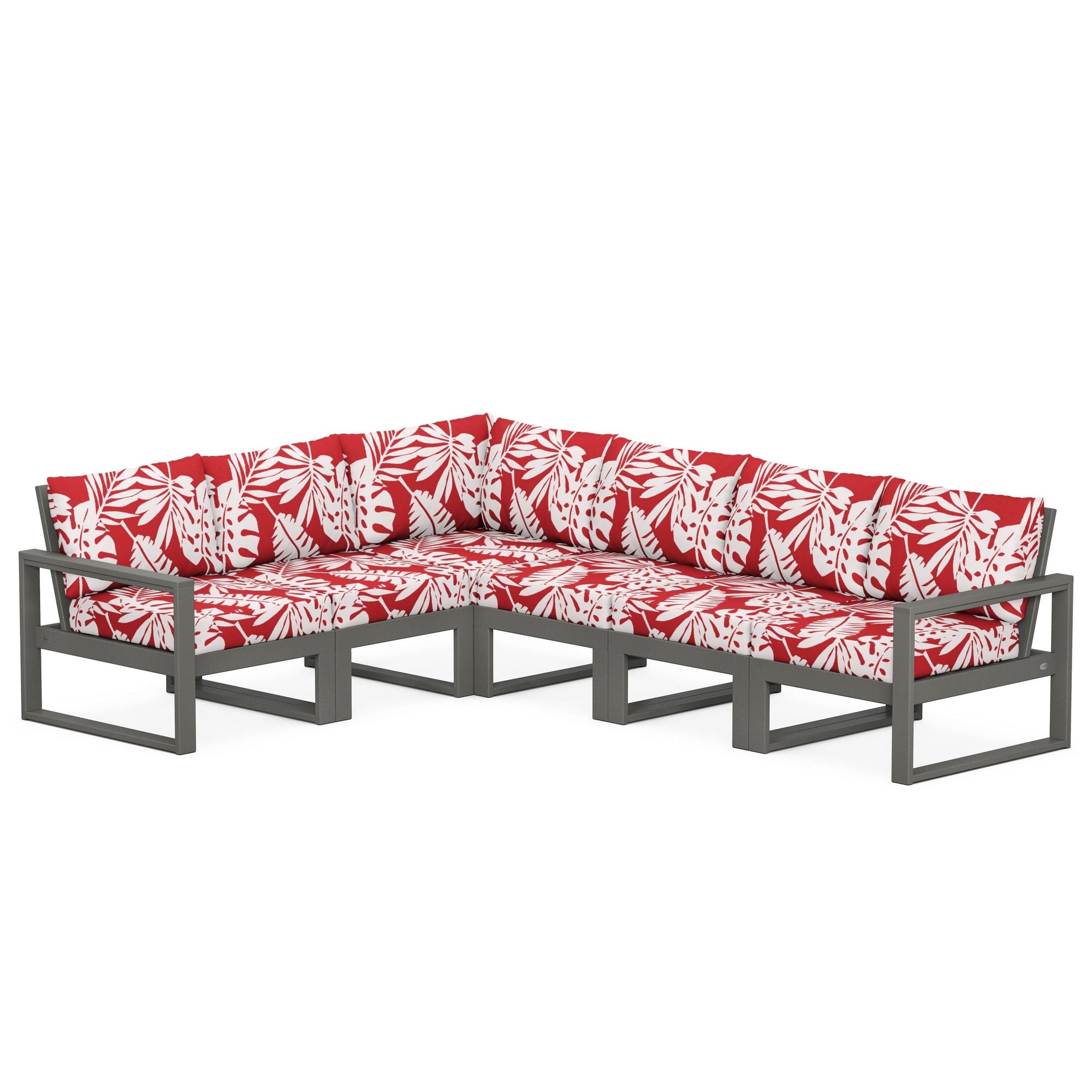 Polywood EDGE 6-Piece Modular Deep Seating Set