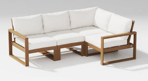 Polywood EDGE Modular 4-Piece Sectional - Select Two-Tone — view 1