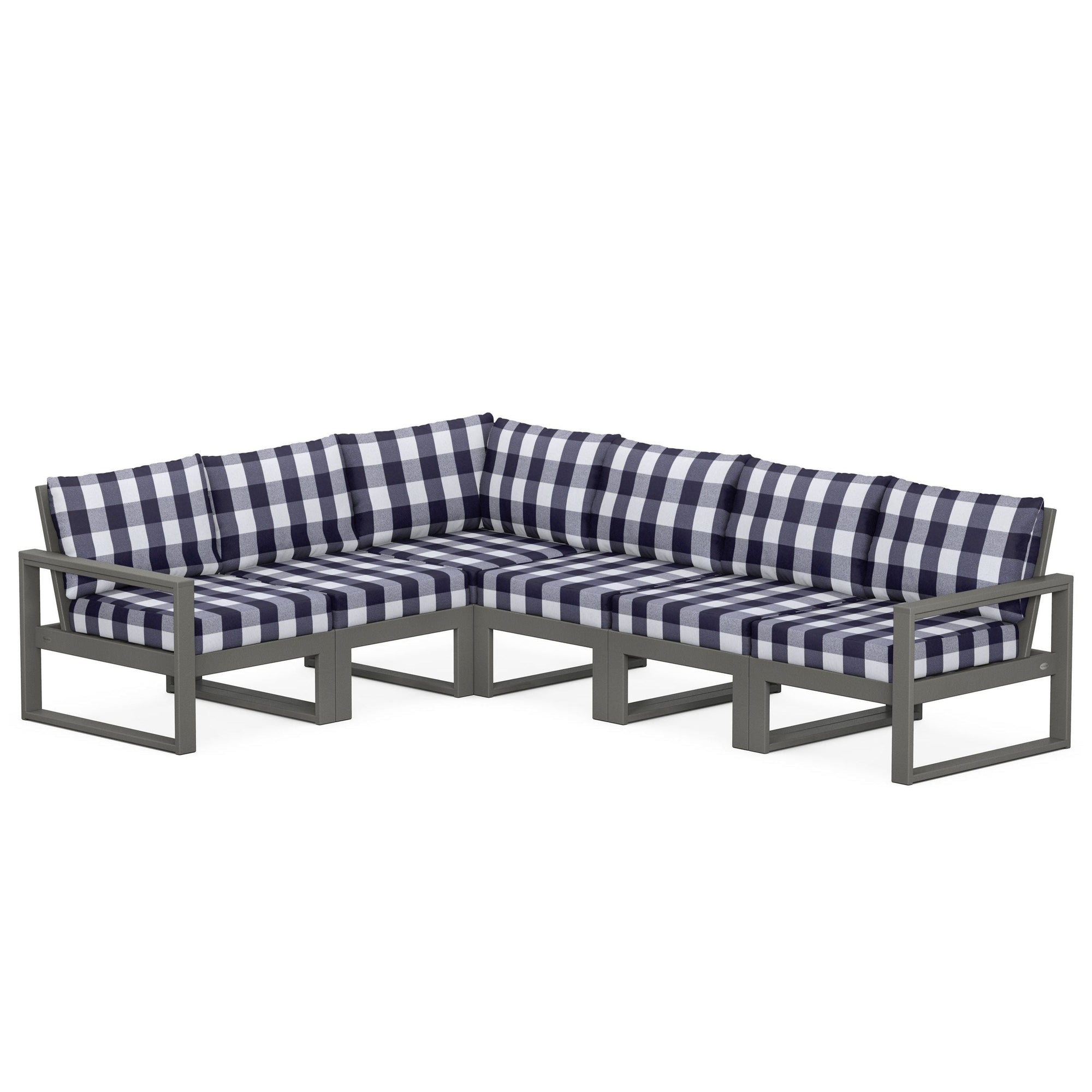 Polywood EDGE 6-Piece Modular Deep Seating Set