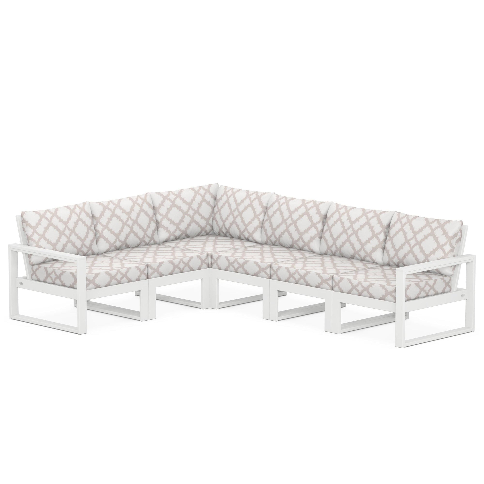Polywood EDGE 6-Piece Modular Deep Seating Set