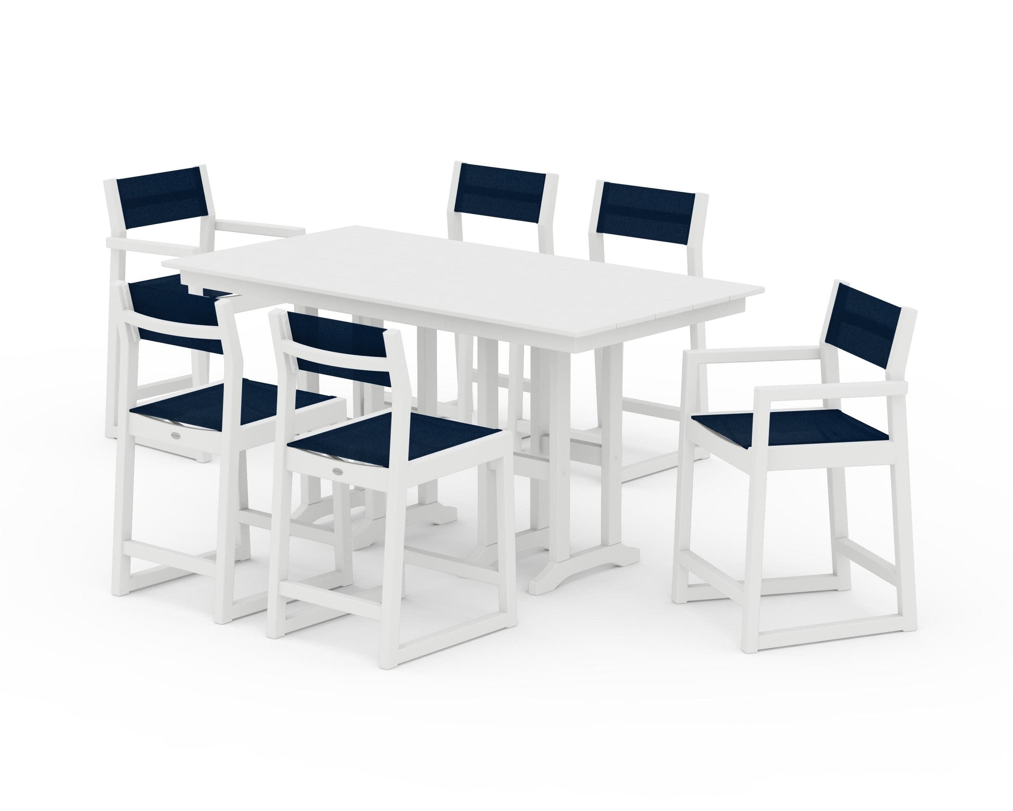 EDGE Sling 7-Piece Farmhouse Counter Set