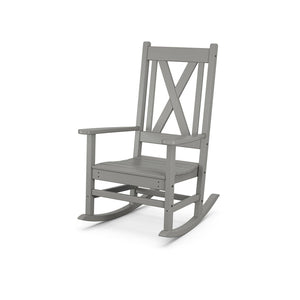 Polywood Braxton Porch Rocking Chair - Select Two-Tone — view 1