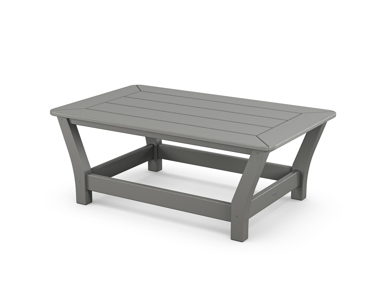 Polywood Harbour Slat Coffee Table - Select Two-Tone