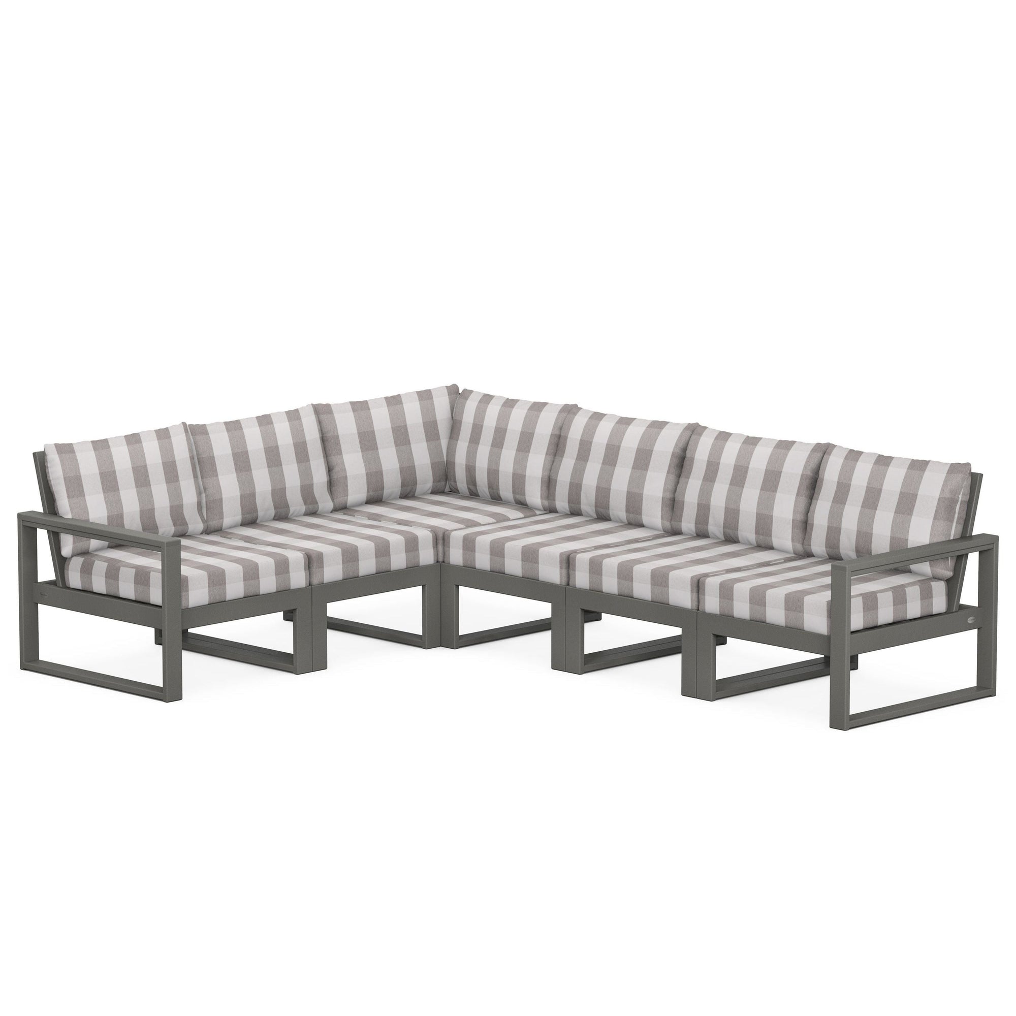 Polywood EDGE 6-Piece Modular Deep Seating Set