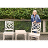 Polywood Outdoor Chinoiserie Square 21&quot; End Table by Martha Stewart