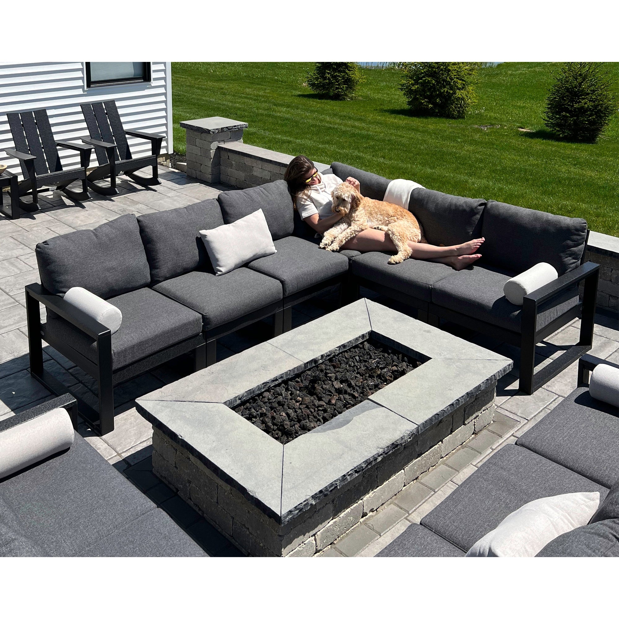 Polywood EDGE 6-Piece Modular Deep Seating Set