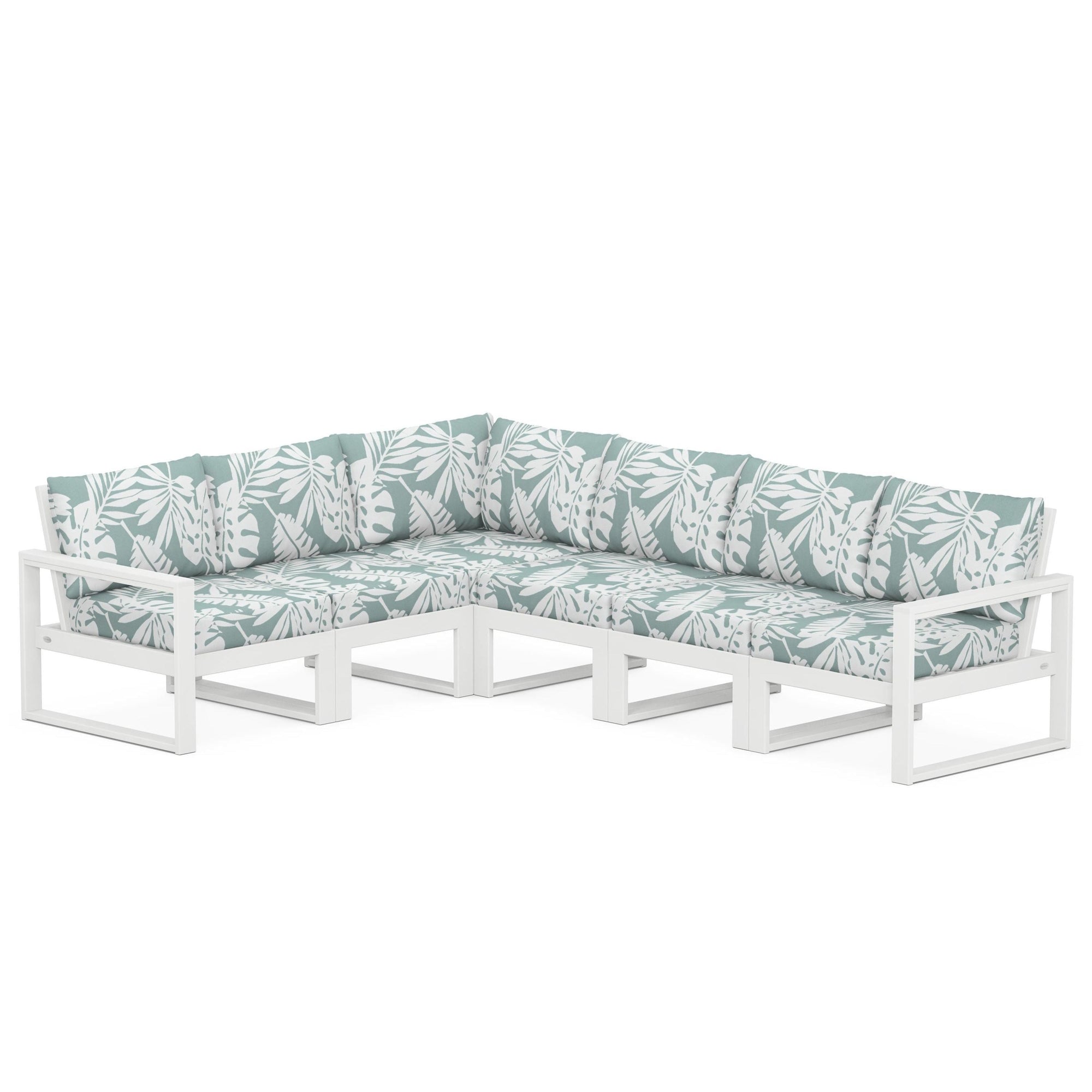 Polywood EDGE 6-Piece Modular Deep Seating Set