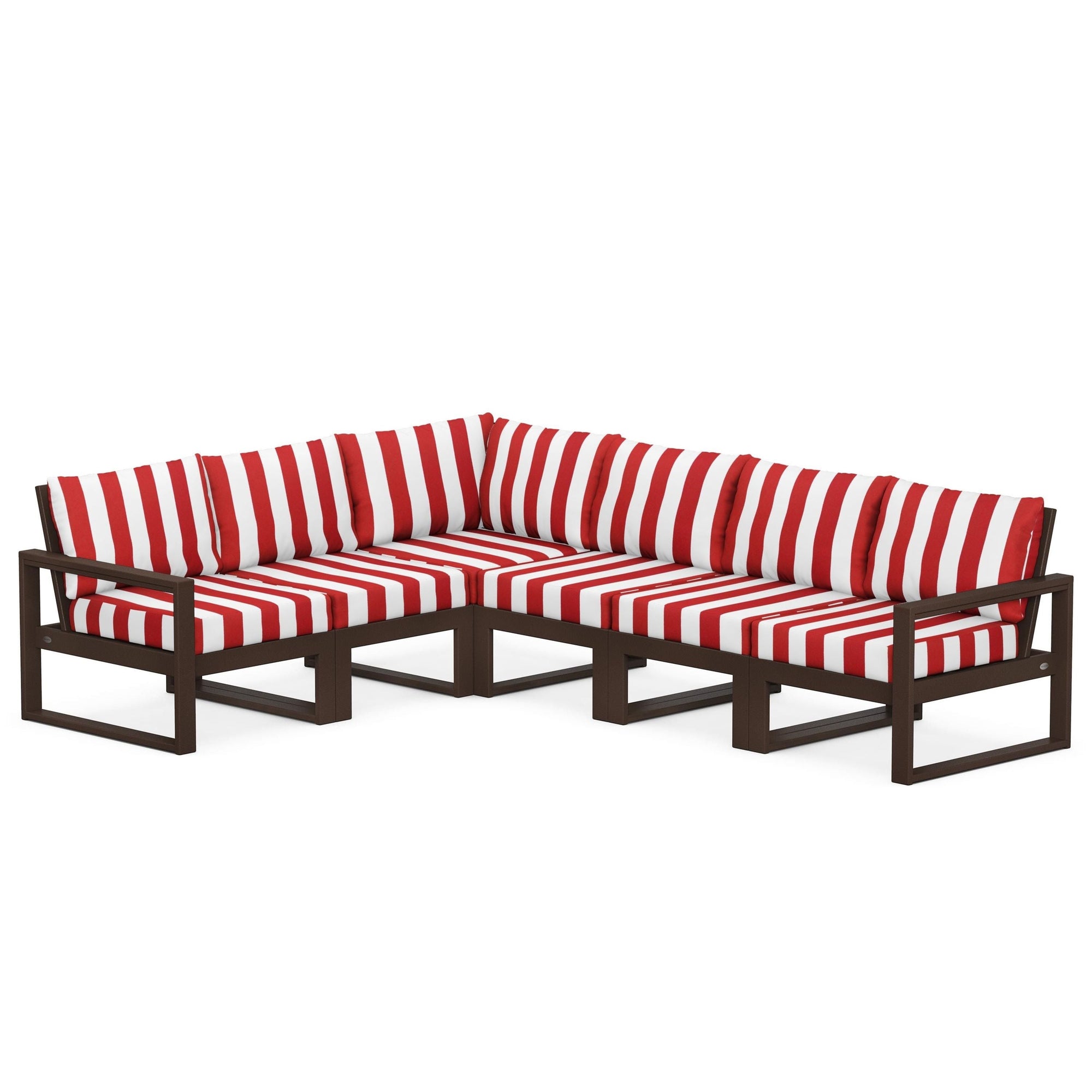 Polywood EDGE 6-Piece Modular Deep Seating Set