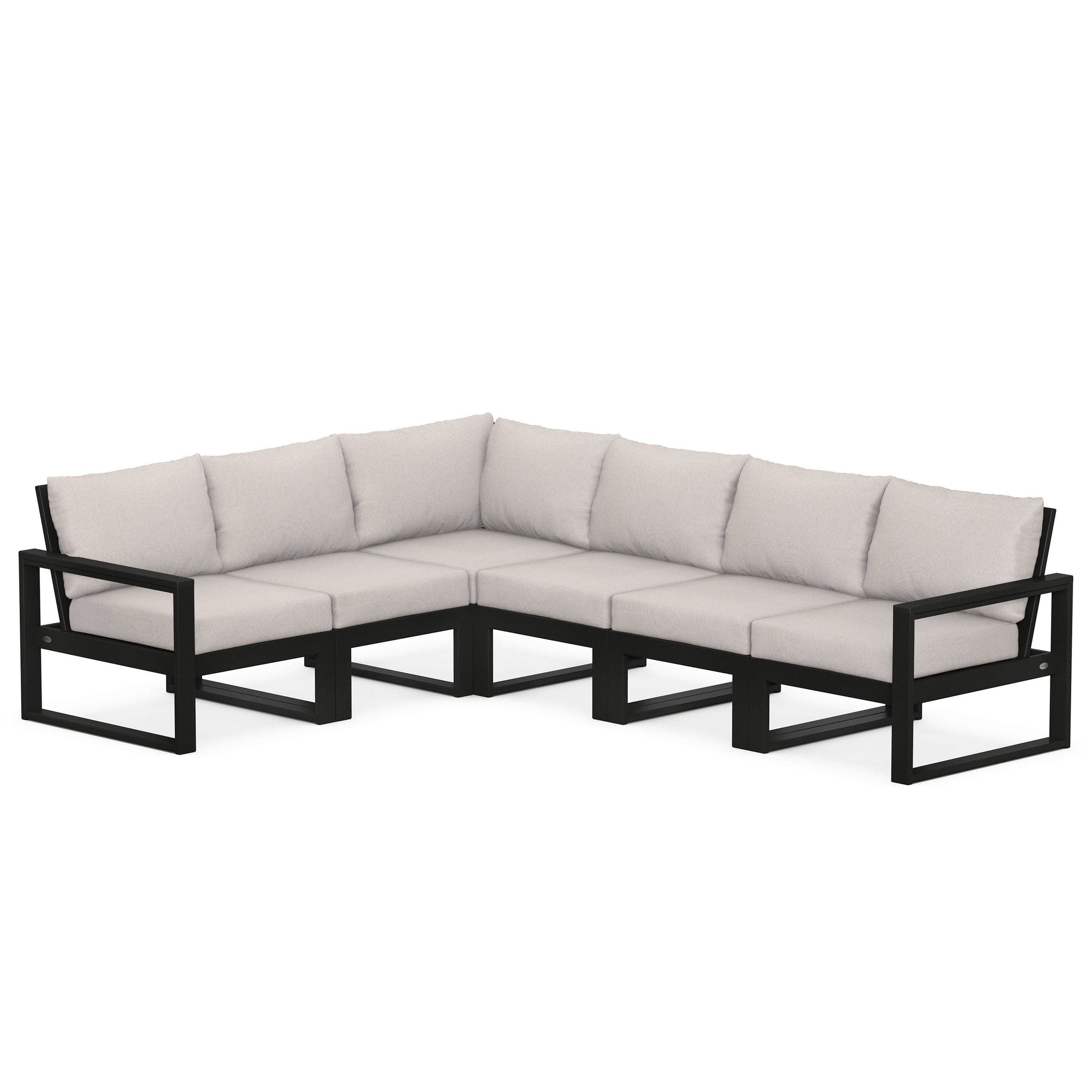 Polywood EDGE 6-Piece Modular Deep Seating Set