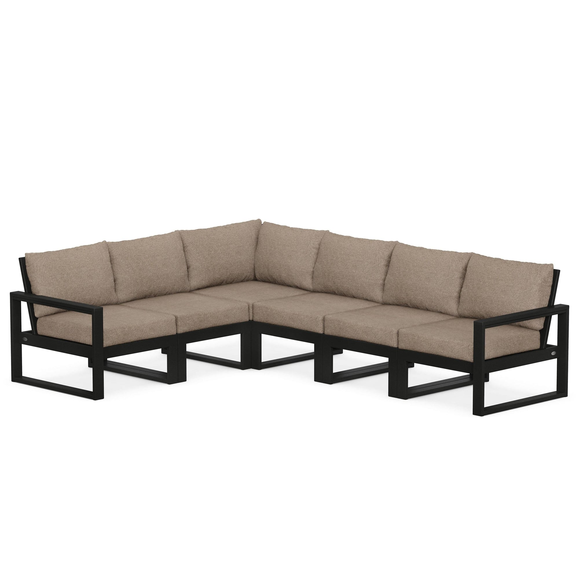 Polywood EDGE 6-Piece Modular Deep Seating Set