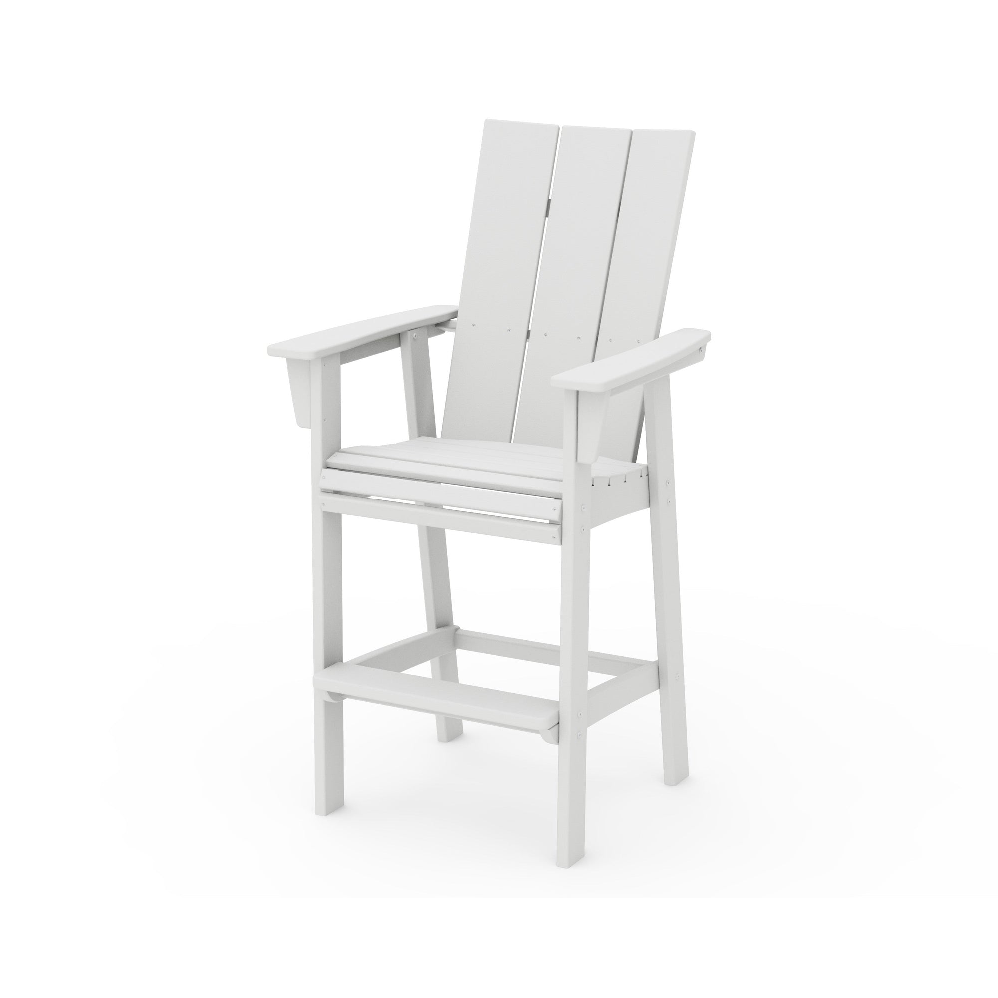Polywood Modern Curveback Adirondack Bar Chair