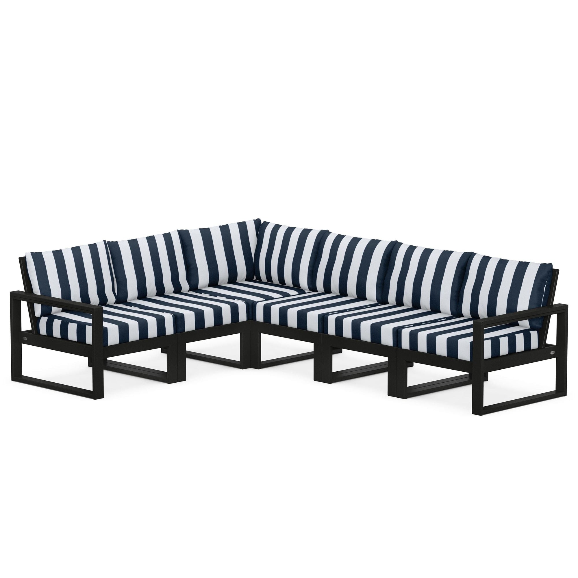 Polywood EDGE 6-Piece Modular Deep Seating Set