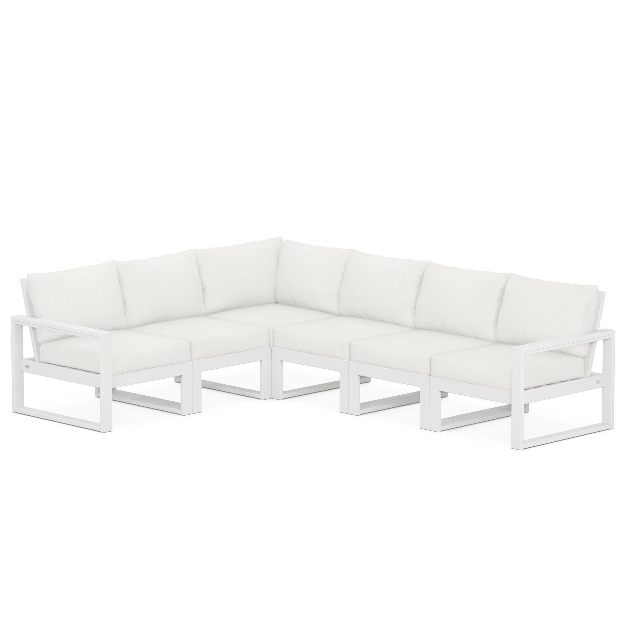 Polywood EDGE 6-Piece Modular Deep Seating Set