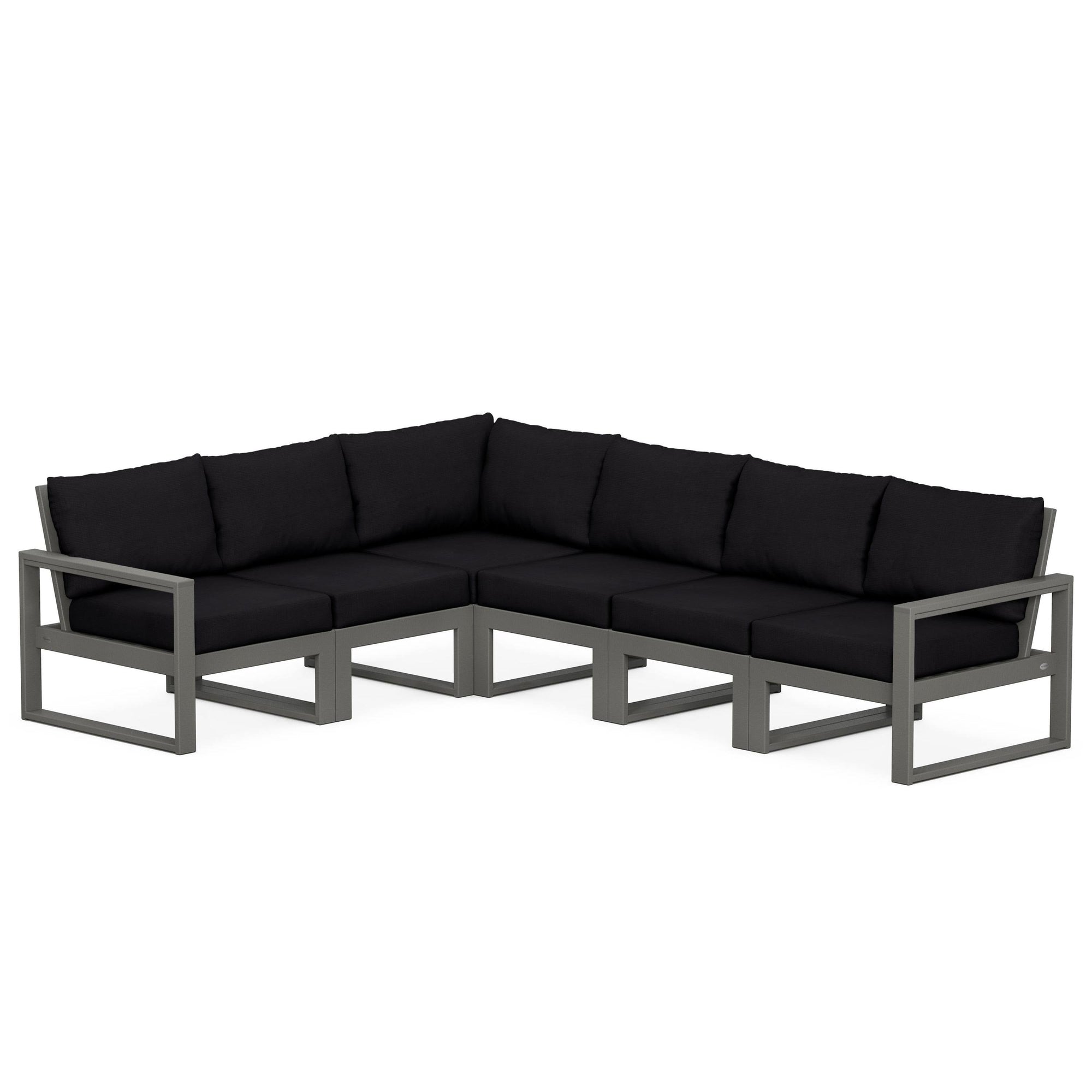 Polywood EDGE 6-Piece Modular Deep Seating Set
