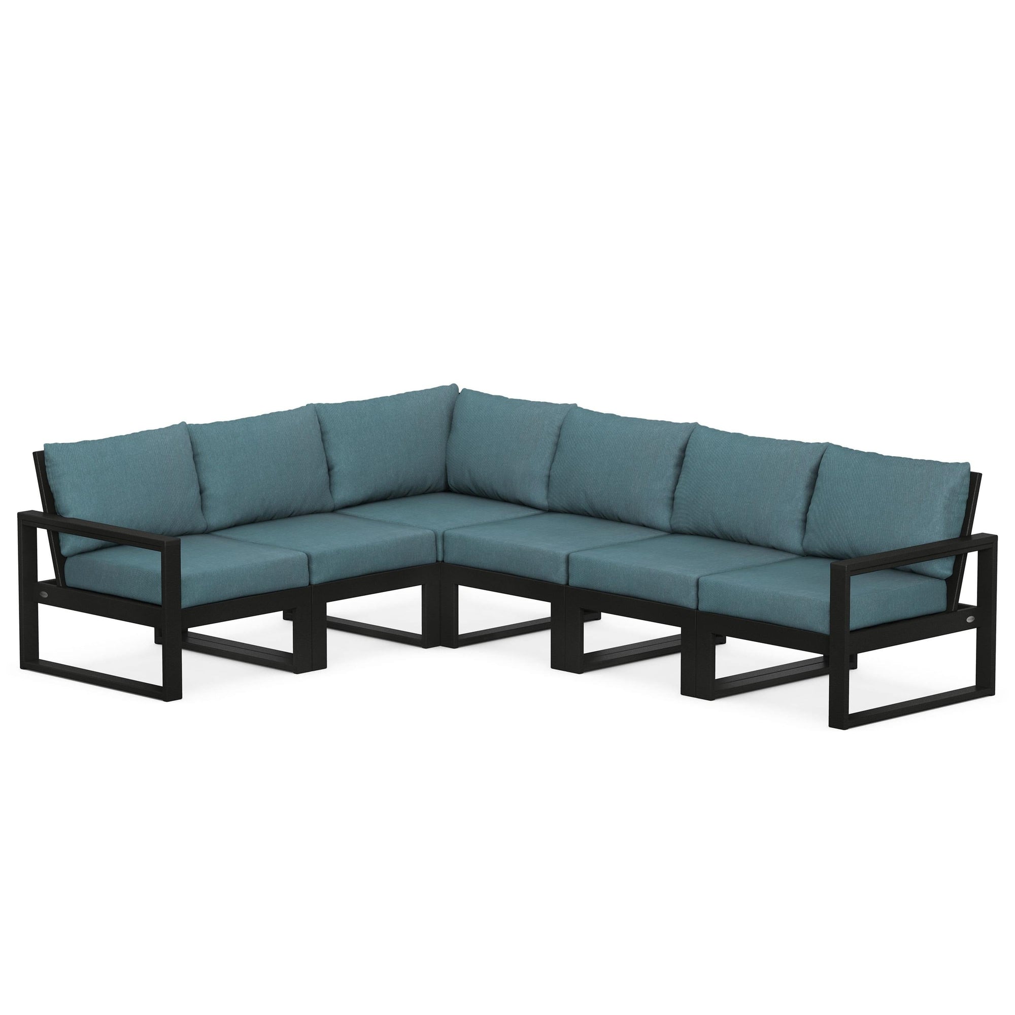 Polywood EDGE 6-Piece Modular Deep Seating Set