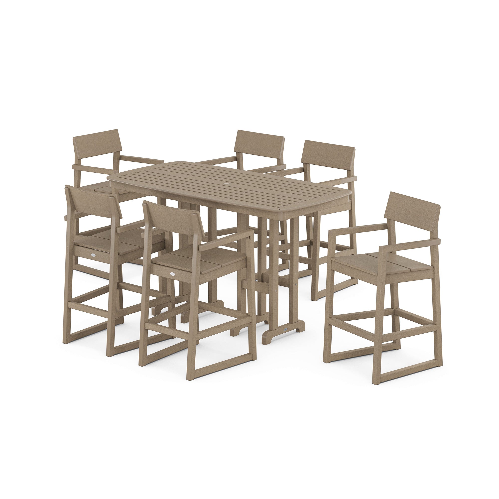EDGE Arm Chair 7-Piece Bar Set