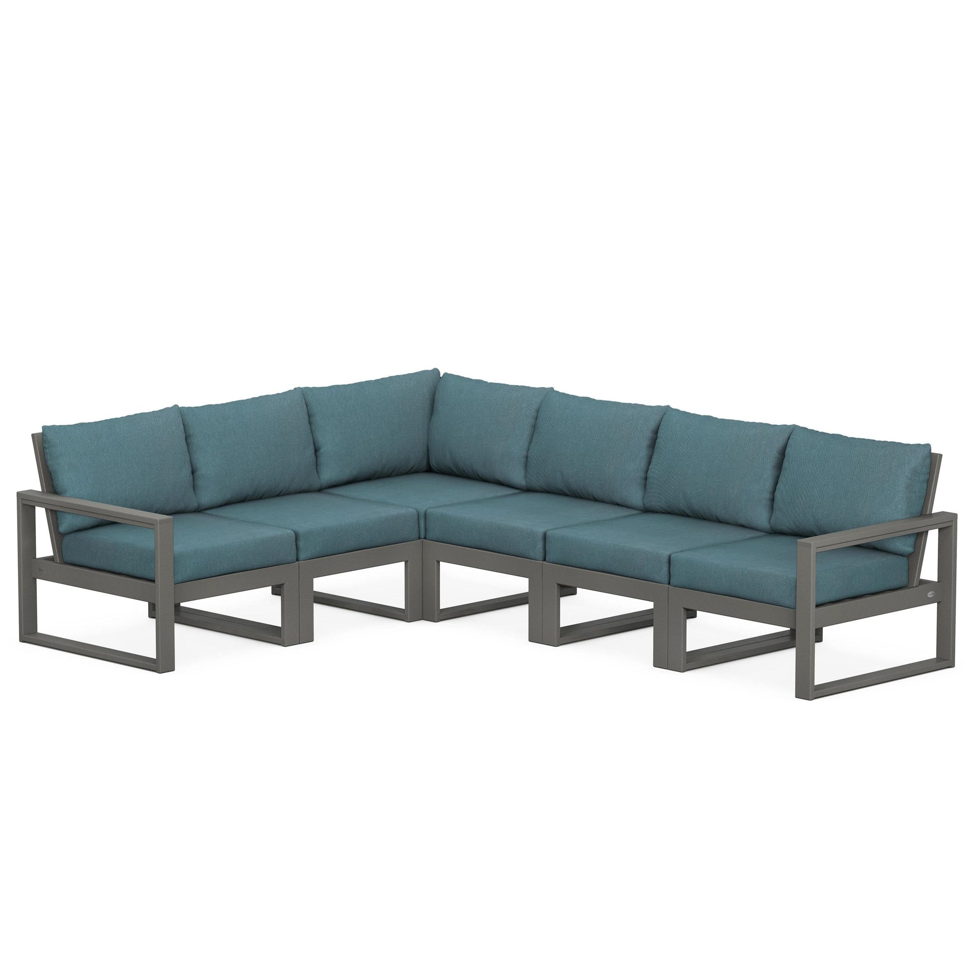 Polywood EDGE 6-Piece Modular Deep Seating Set