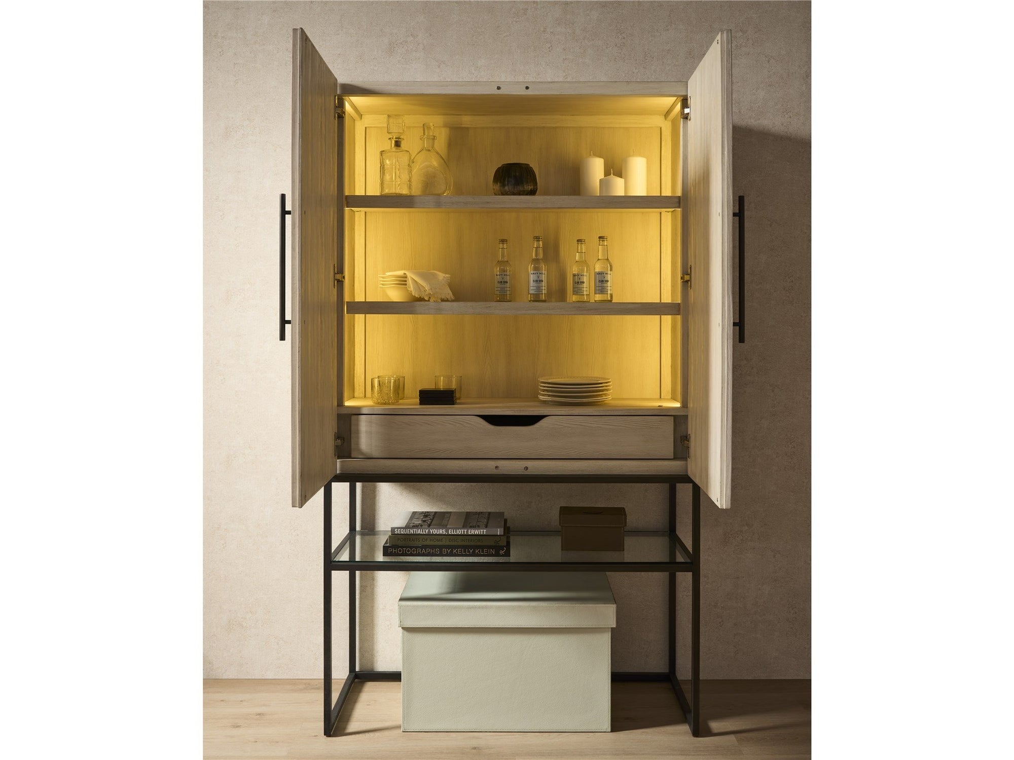 Dwell Glacier 72" Bar Cabinet
