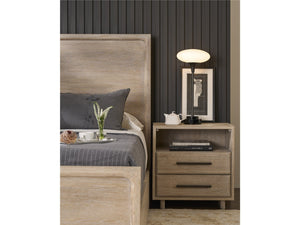 Modern Sand Queen Panel Bed — view 3