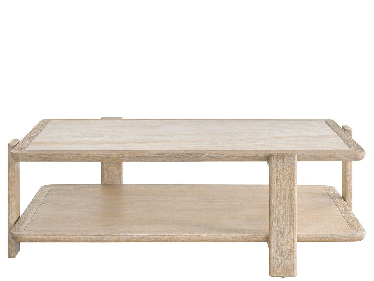Modern Sand & Stone Coffee Table 56"