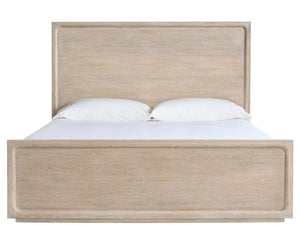 Modern Sand Queen Panel Bed — view 4