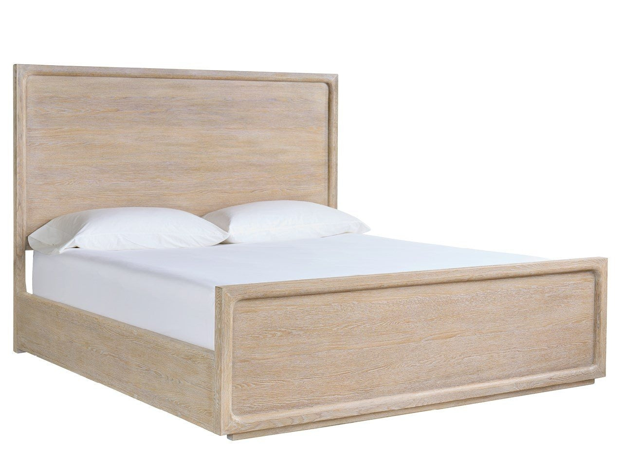 Modern Sand Queen Panel Bed