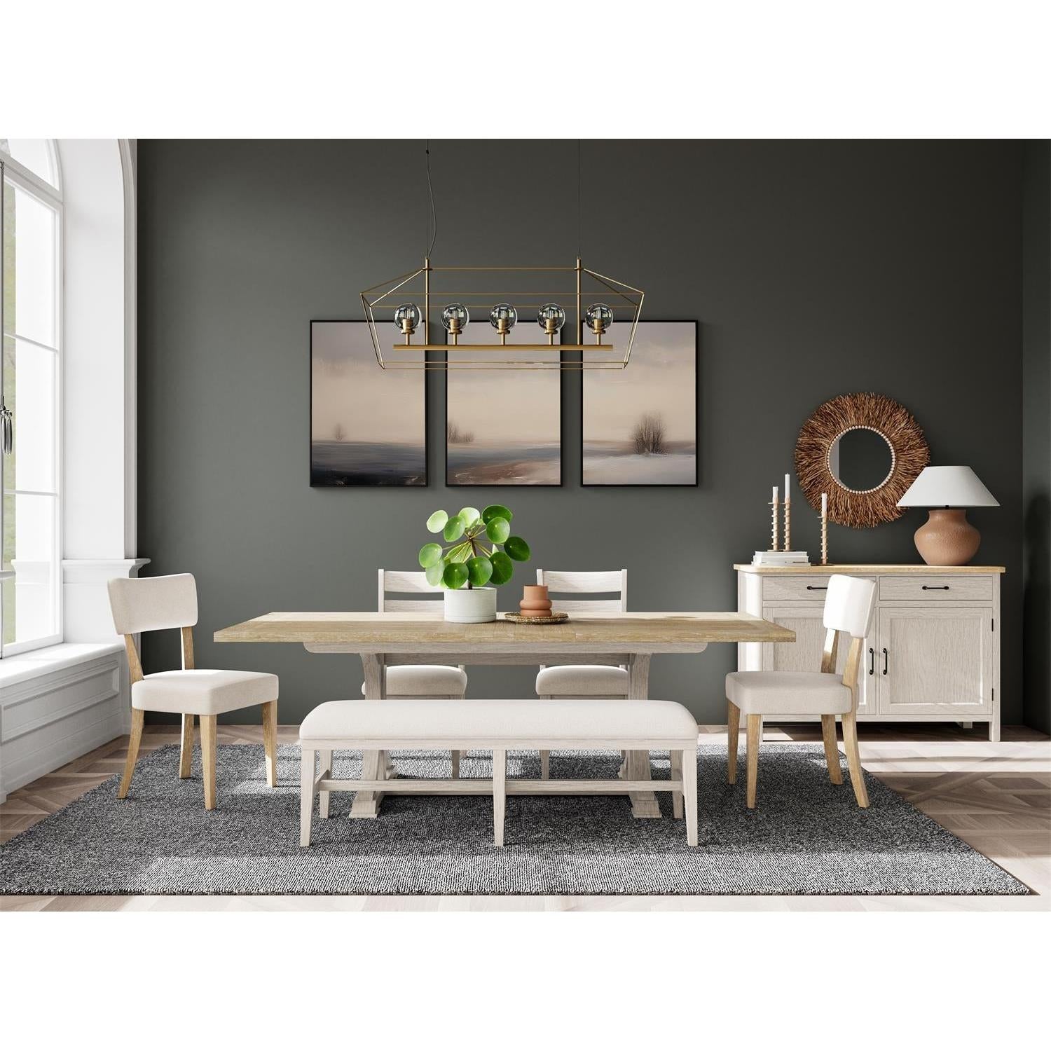 Glendale Curve Back Upholstered Side Chair