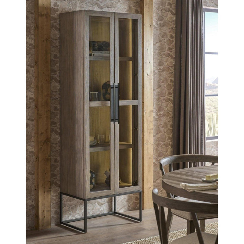 Dwell Latte 85" Tall Glass Display Cabinet