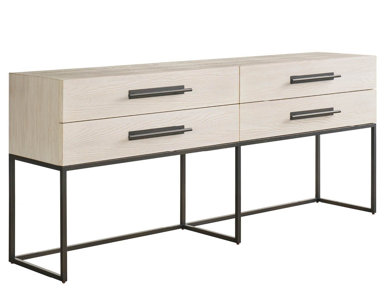 Dwell Glacier Metal Base Console 76"