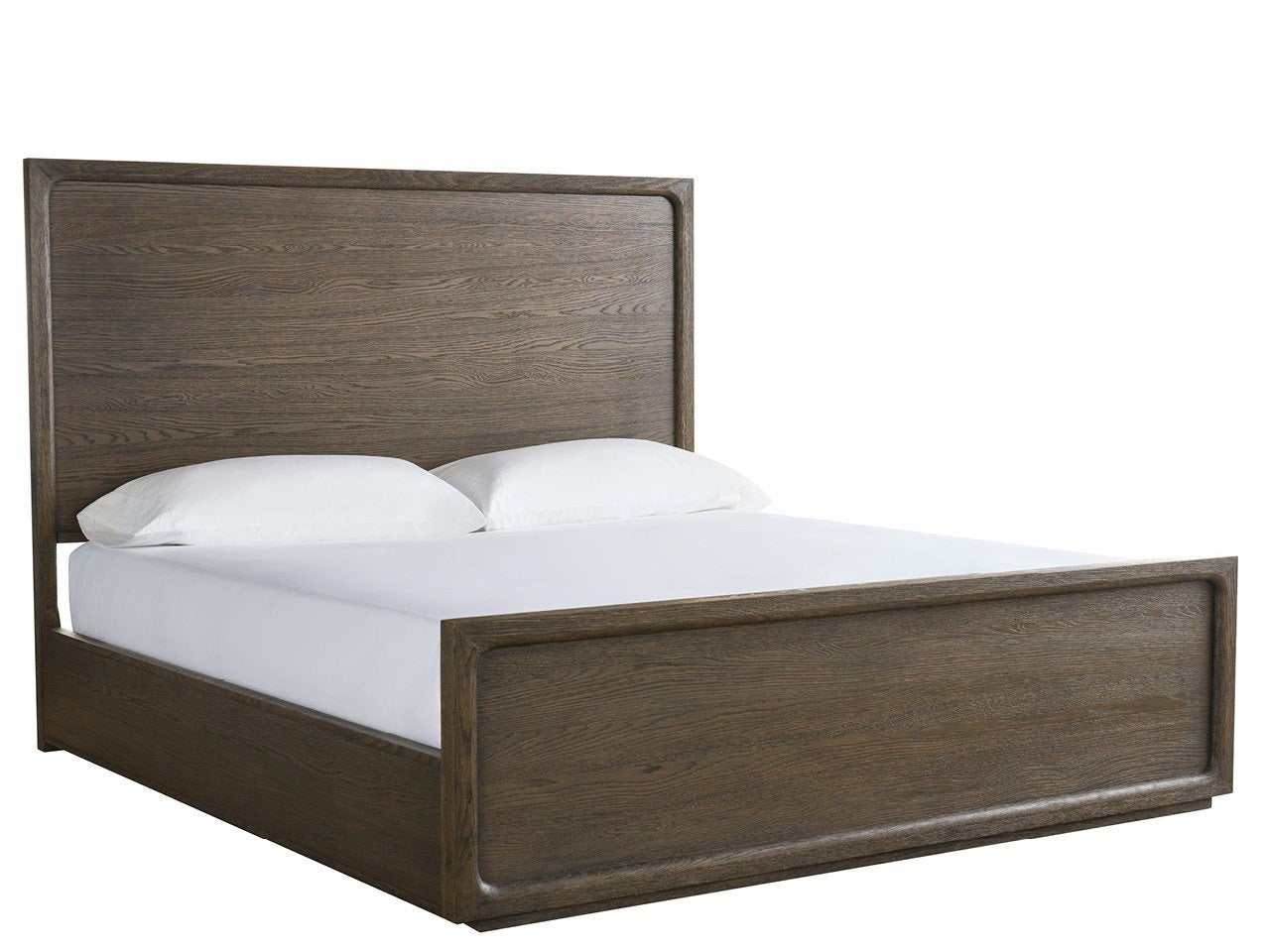 Modern Earth King Panel Bed
