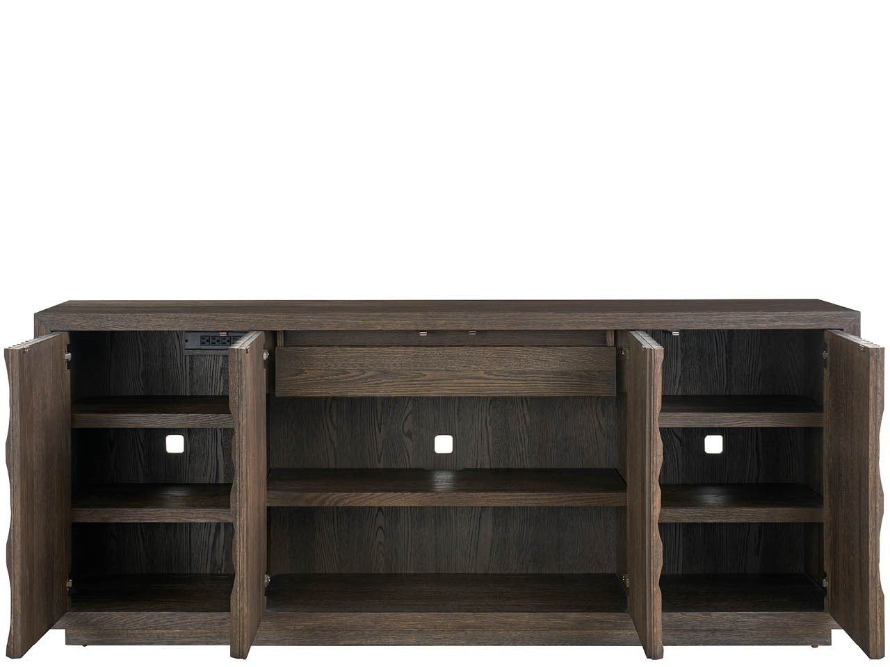 Modern Earth & Dune Credenza 85"