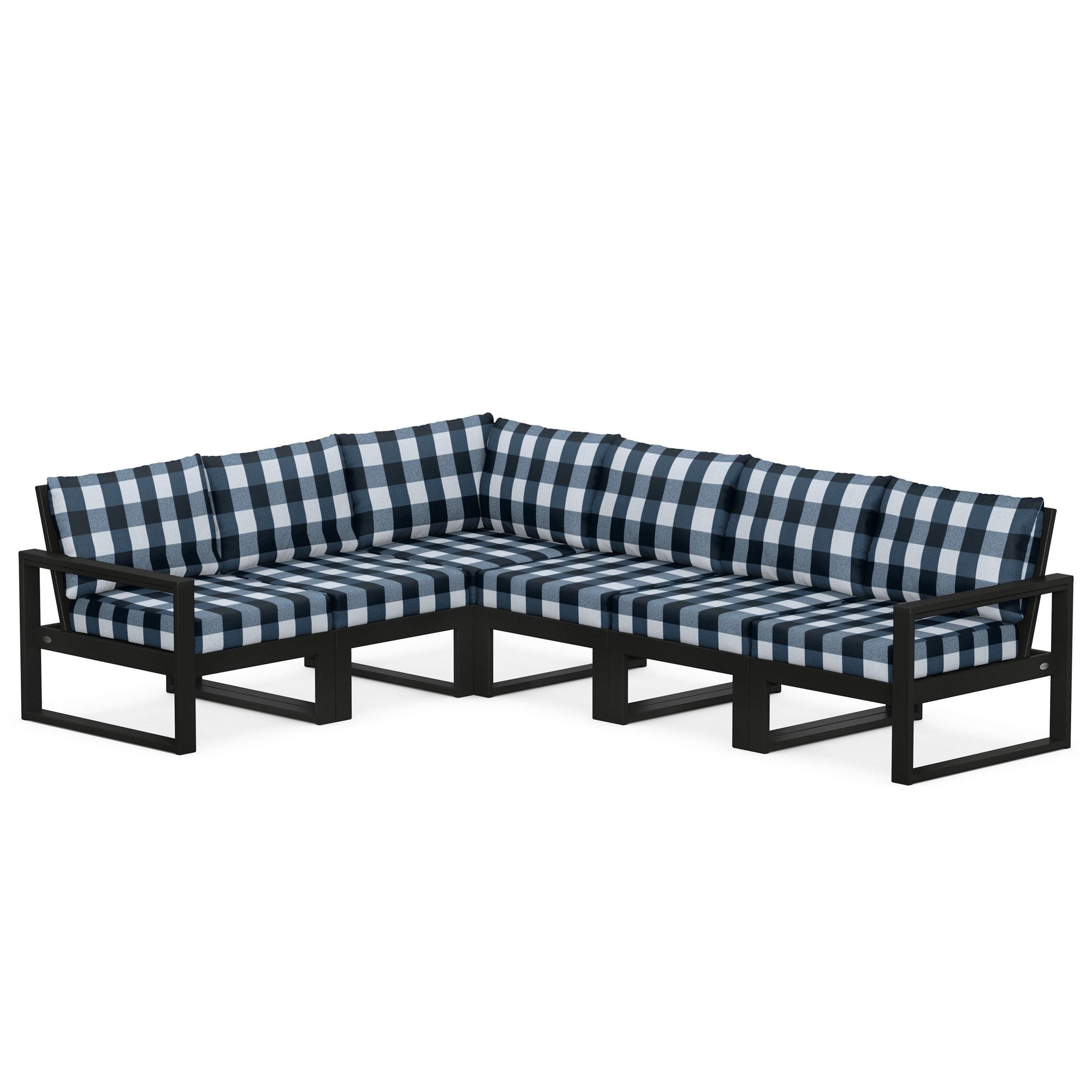 Polywood EDGE 6-Piece Modular Deep Seating Set