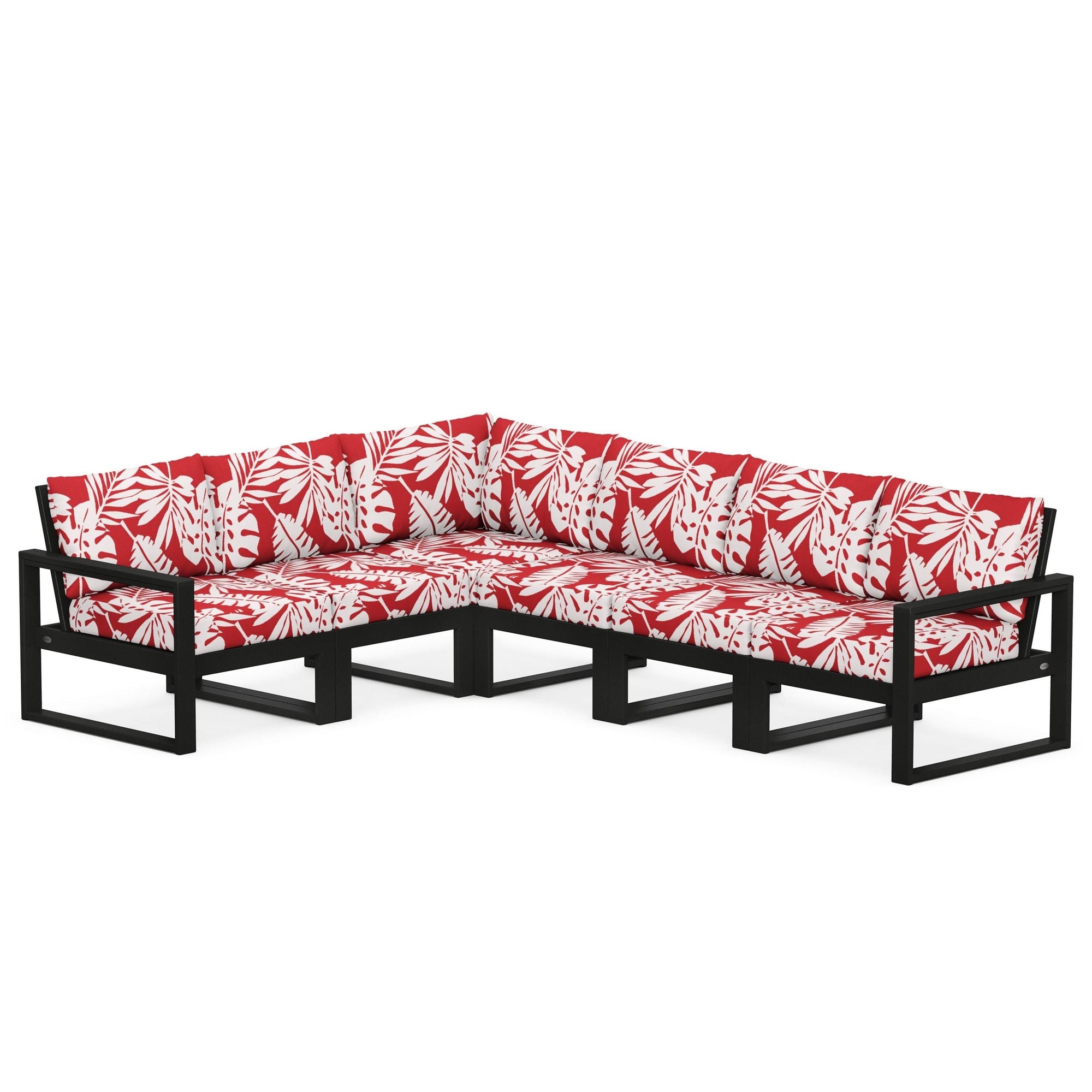 Polywood EDGE 6-Piece Modular Deep Seating Set