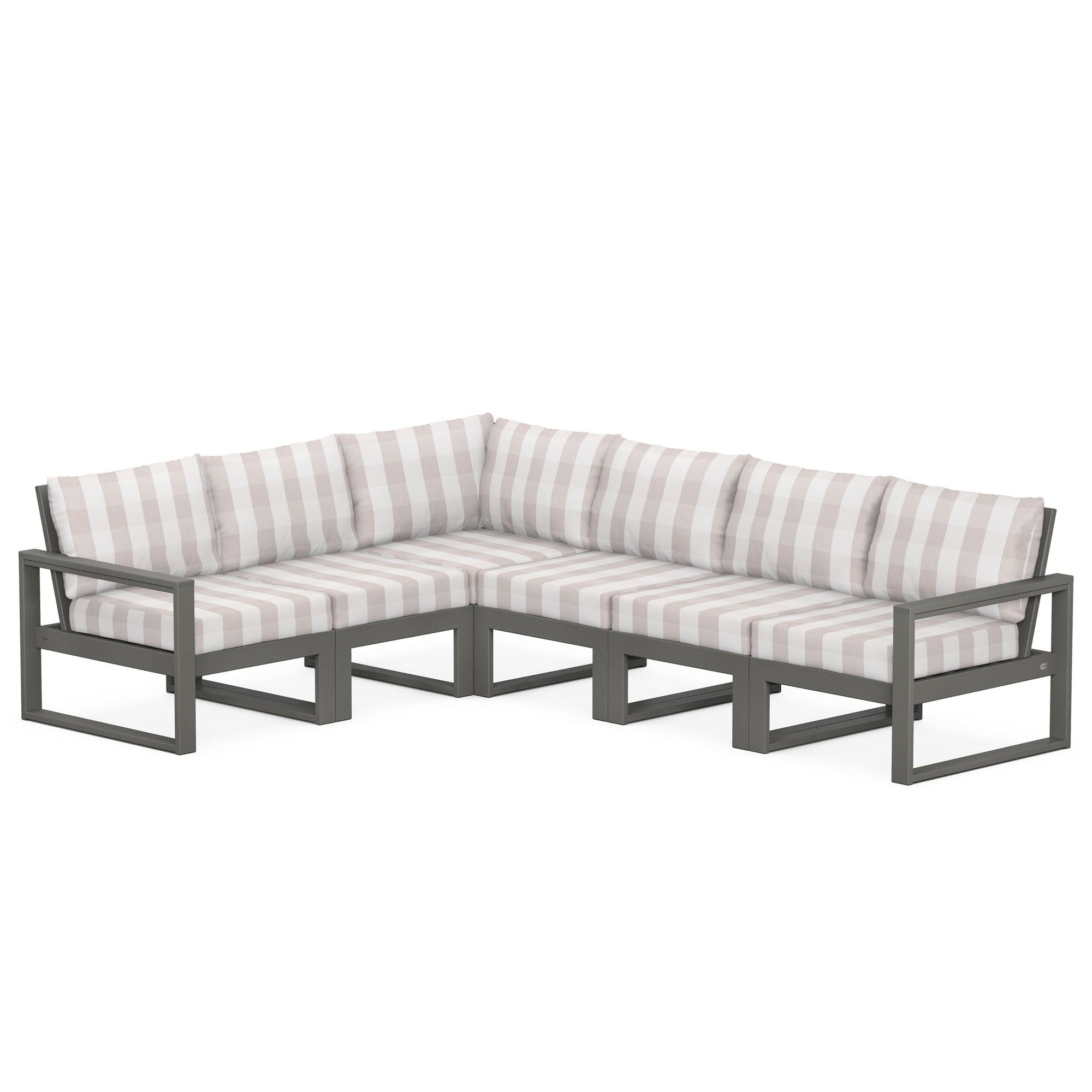 Polywood EDGE 6-Piece Modular Deep Seating Set