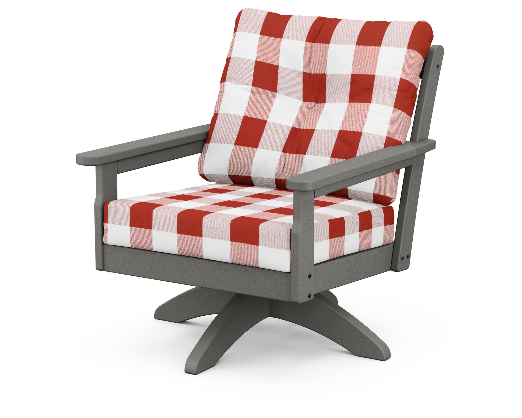 Polywood Vineyard Deep Seating Swivel Chair