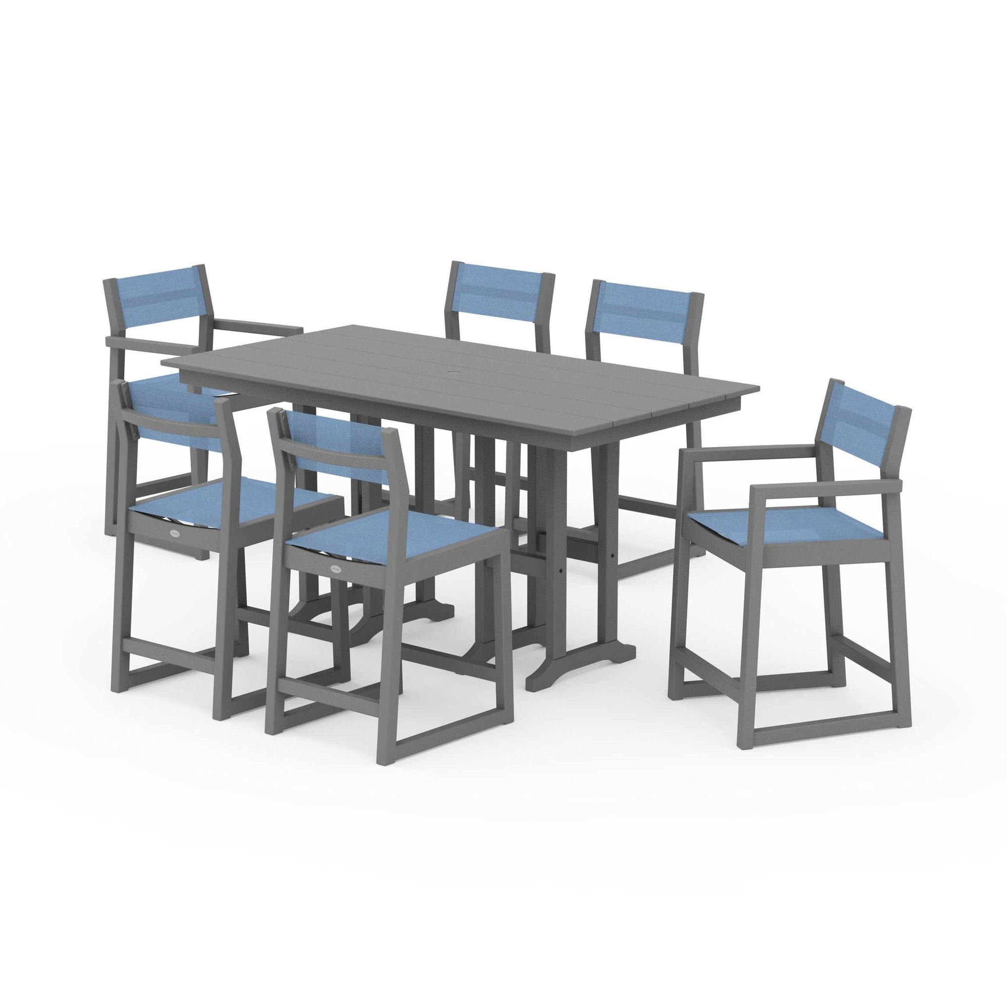 EDGE Sling 7-Piece Farmhouse Counter Set