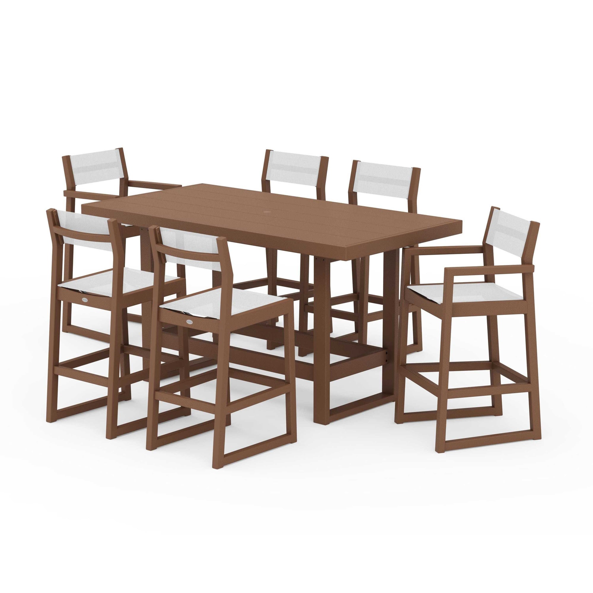 EDGE Sling 7-Piece Bar Table Set