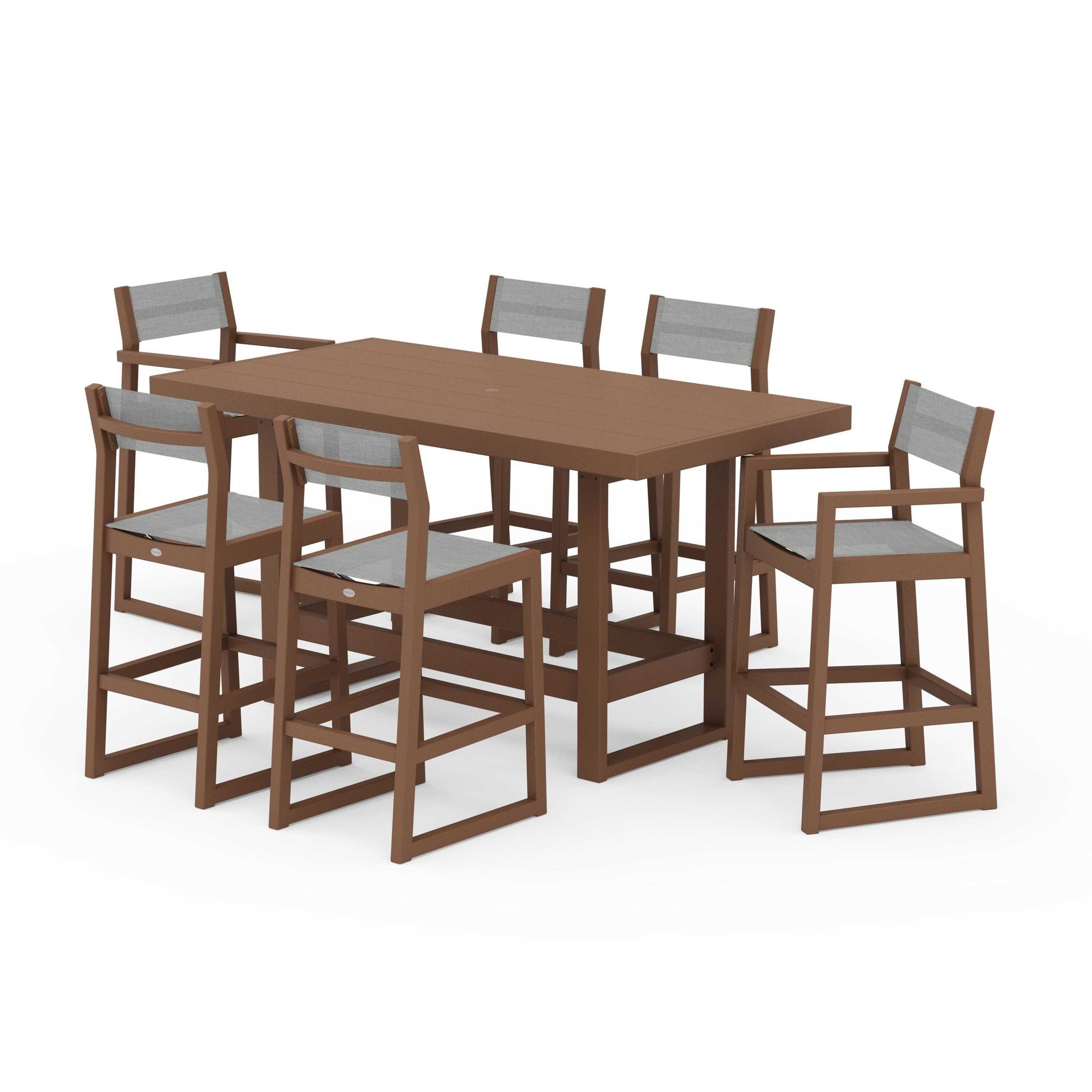 EDGE Sling 7-Piece Bar Table Set