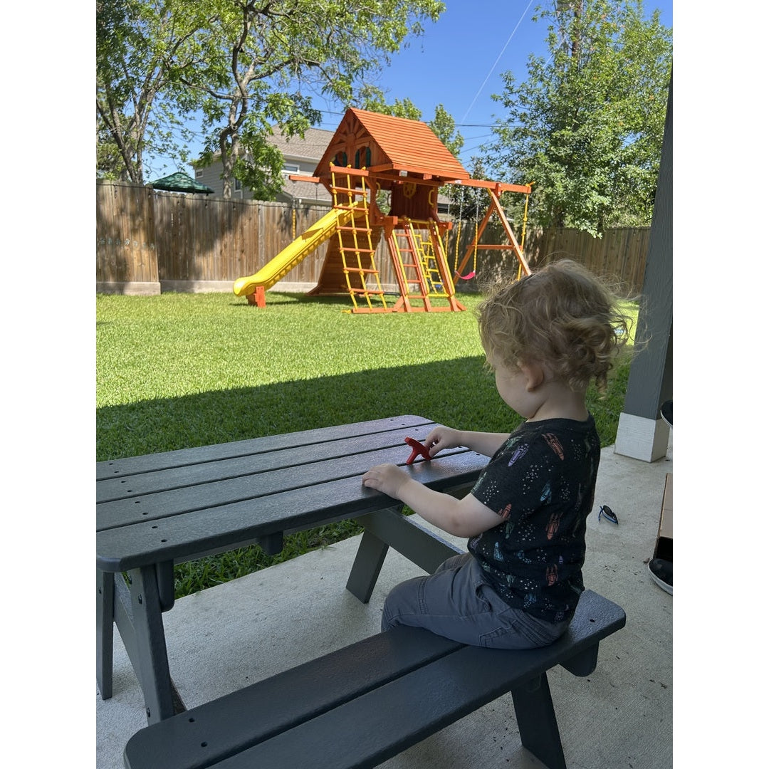 Polywood Kids Outdoor 30" Picnic Table