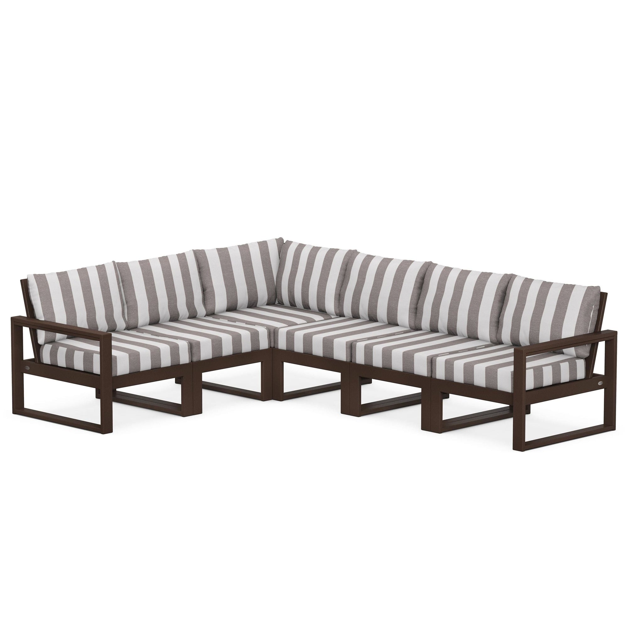 Polywood EDGE 6-Piece Modular Deep Seating Set