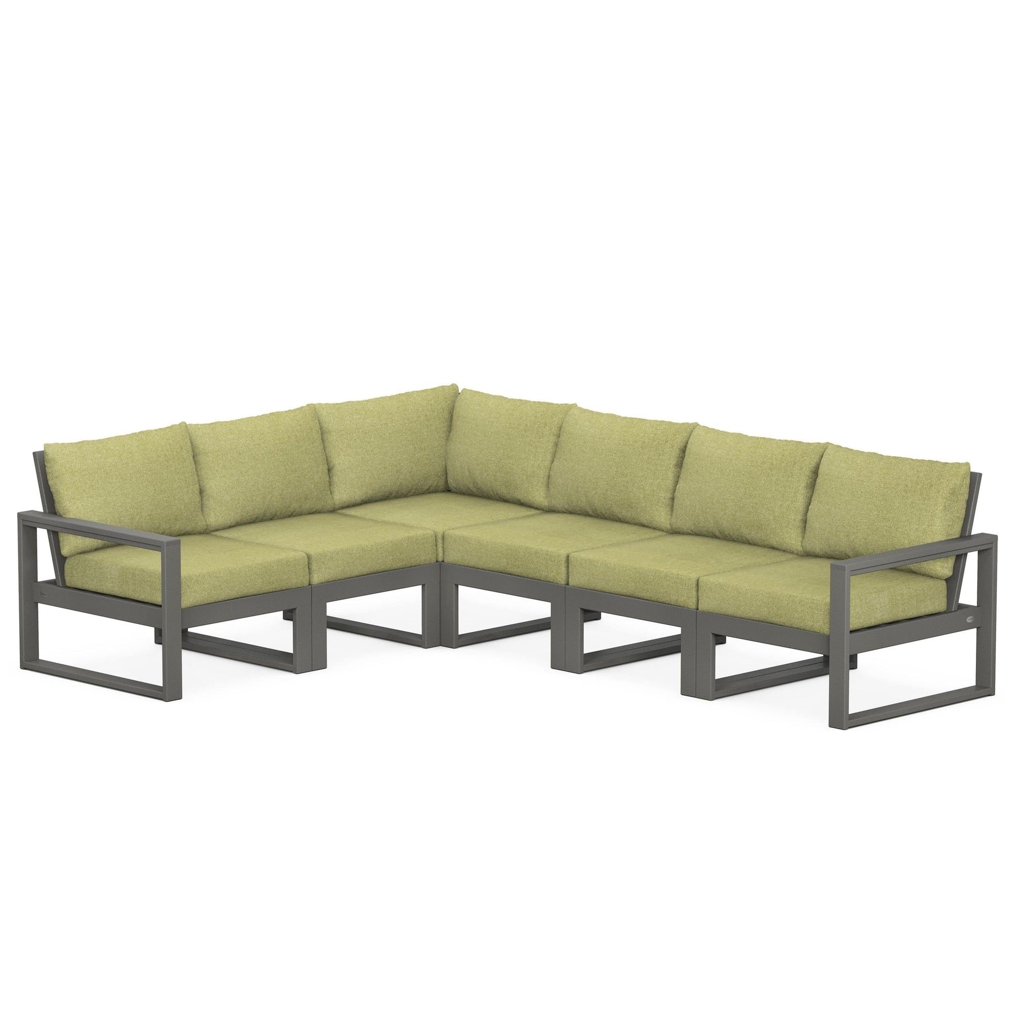 Polywood EDGE 6-Piece Modular Deep Seating Set