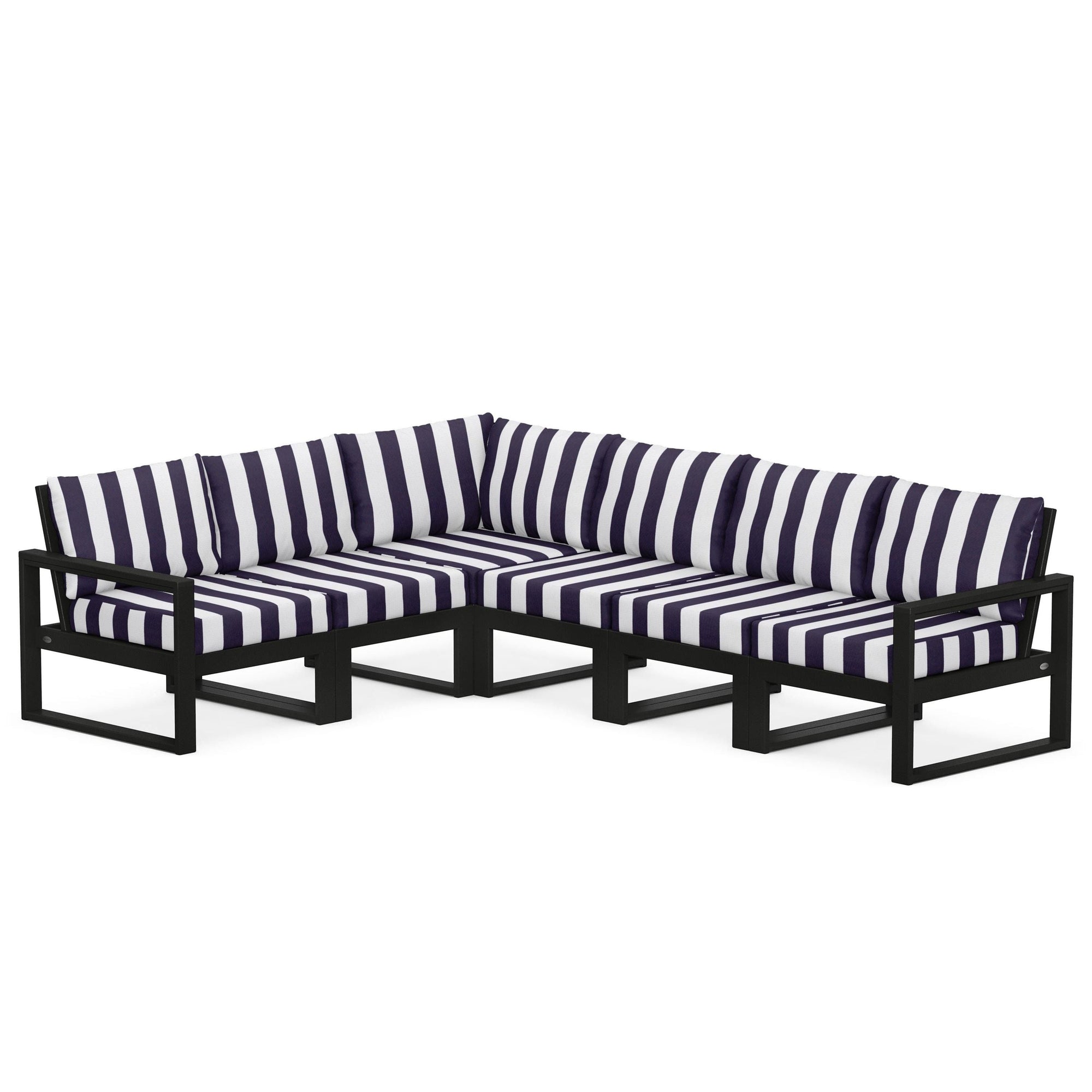 Polywood EDGE 6-Piece Modular Deep Seating Set