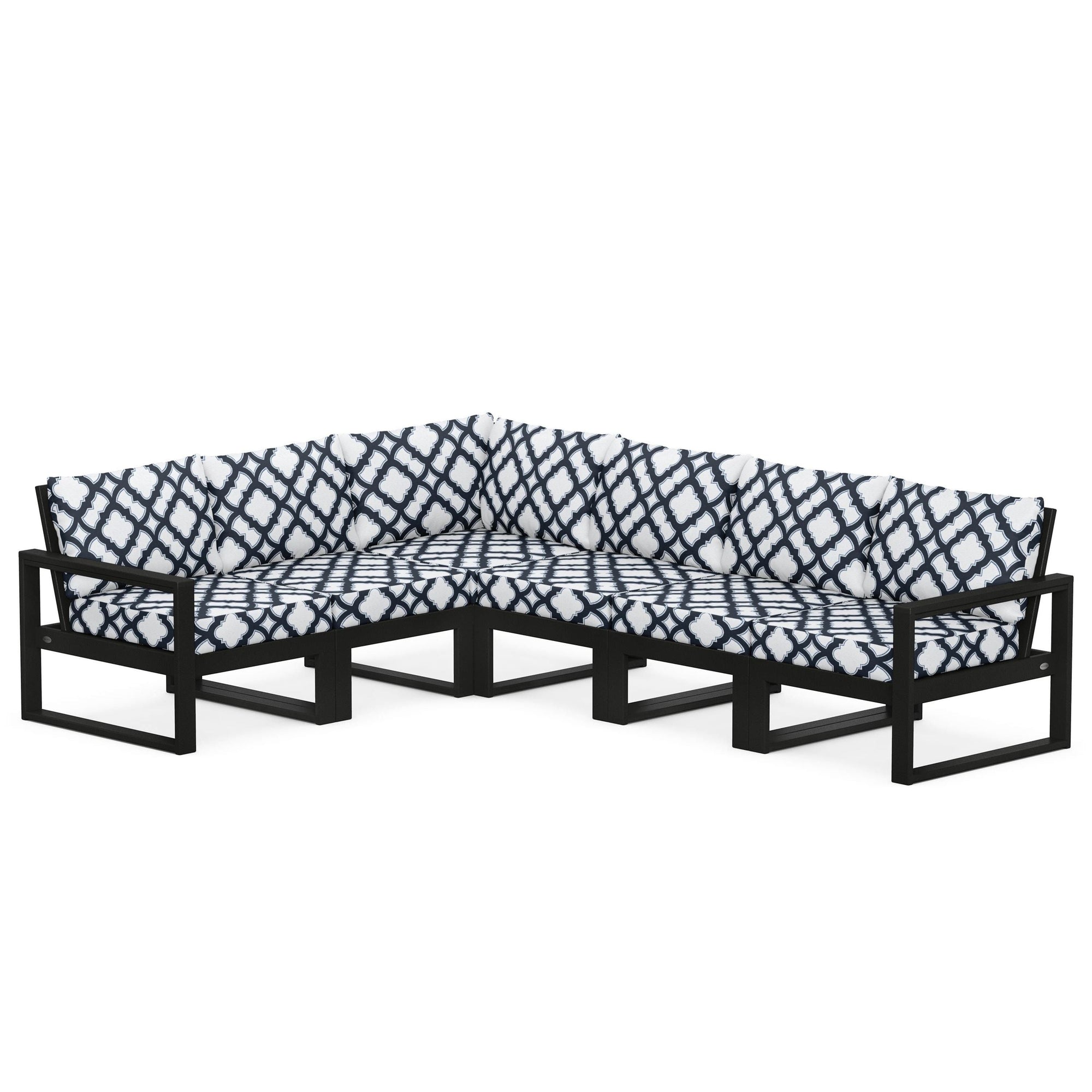 Polywood EDGE 6-Piece Modular Deep Seating Set