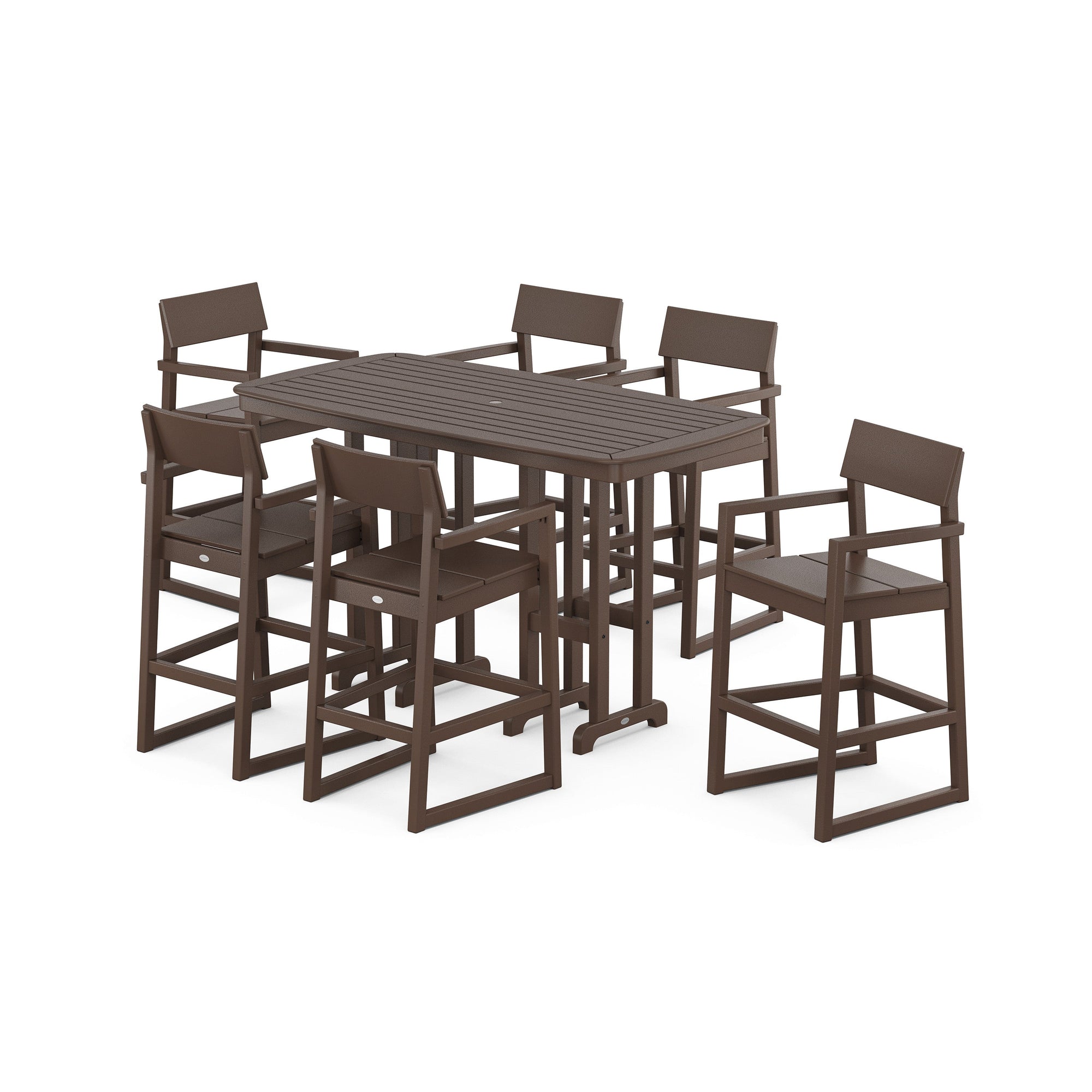 EDGE Arm Chair 7-Piece Bar Set