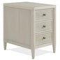 White Sand 16" Chairside Table